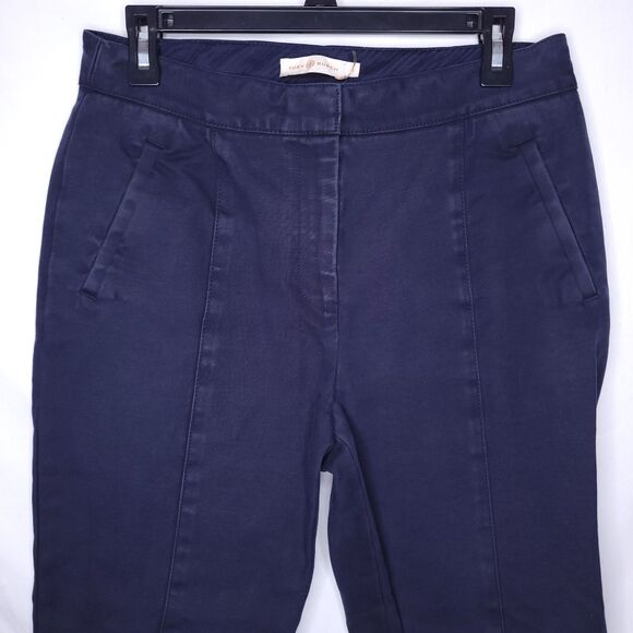 Tory Burch Pants Womens 8 Navy - Picture 4 of 6